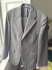 Ralph Lauren Anthrazit Woll Flanell Anzug 16 ...