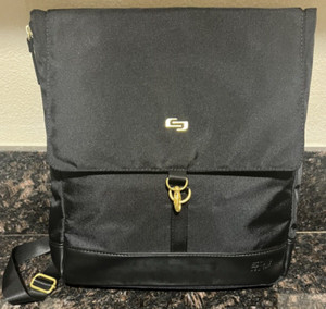 Solo Austin New York Hybrid 13” Black Laptop iPad Backpack Bag Tote MSRP $57.99