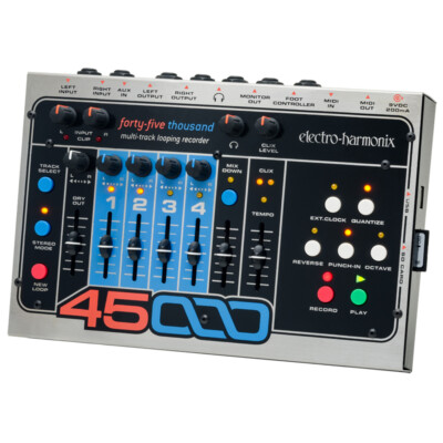 Electro-Harmonix 45000 Multi-Track Looping Guitar Live Looper Recorder Mixer EHX