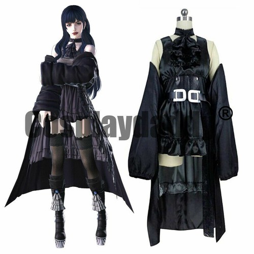 Final Fantasy Oracle of Darkness Gaia Gothic Lolita Dress Cosplay Costume# - Picture 1 of 7