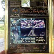 1997 KEN GRIFFEY Jr. HIGHLIGHT REEL UPPER DECK DIAMON#2 LONG DISTANCE CONNECTION