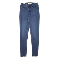 LEVI'S 721 High Rise BIG E Womens Jeans Blue Slim Skinny W27 L32