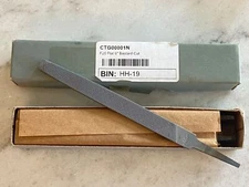 new NICHOLSON #00001 - 6" Flat Aluminum Type A Double Cut Hand File, Made in USA