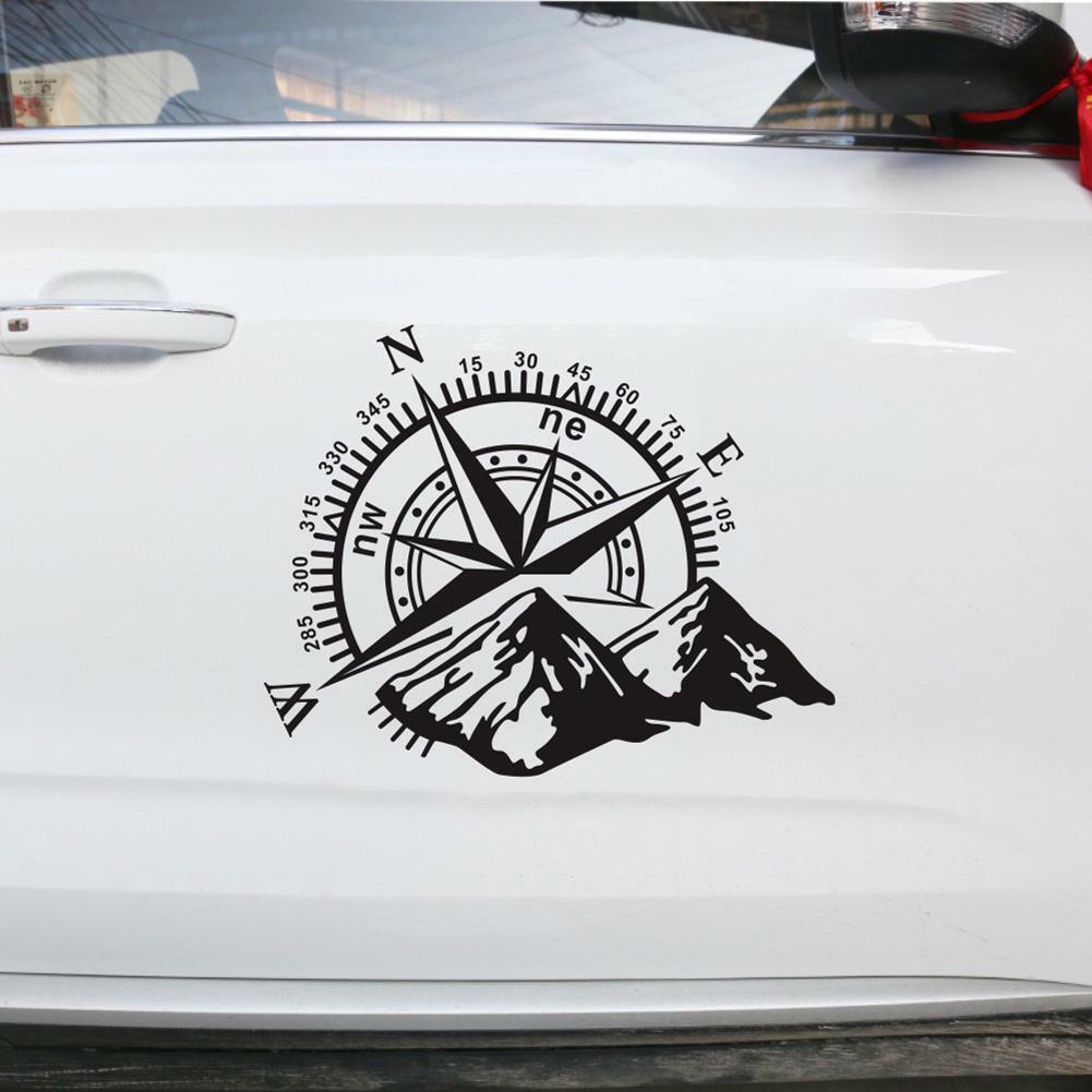 Car Sticker Offroad Compass Navigation Mountain Decal Vinyl Waterproof 50x60CM