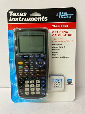 Texas Instruments TI-83 Plus Graphing Calculator w/ Case *New