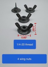 Vintage Air Filter Cover Wing Nut Lot Of 4 Pcs