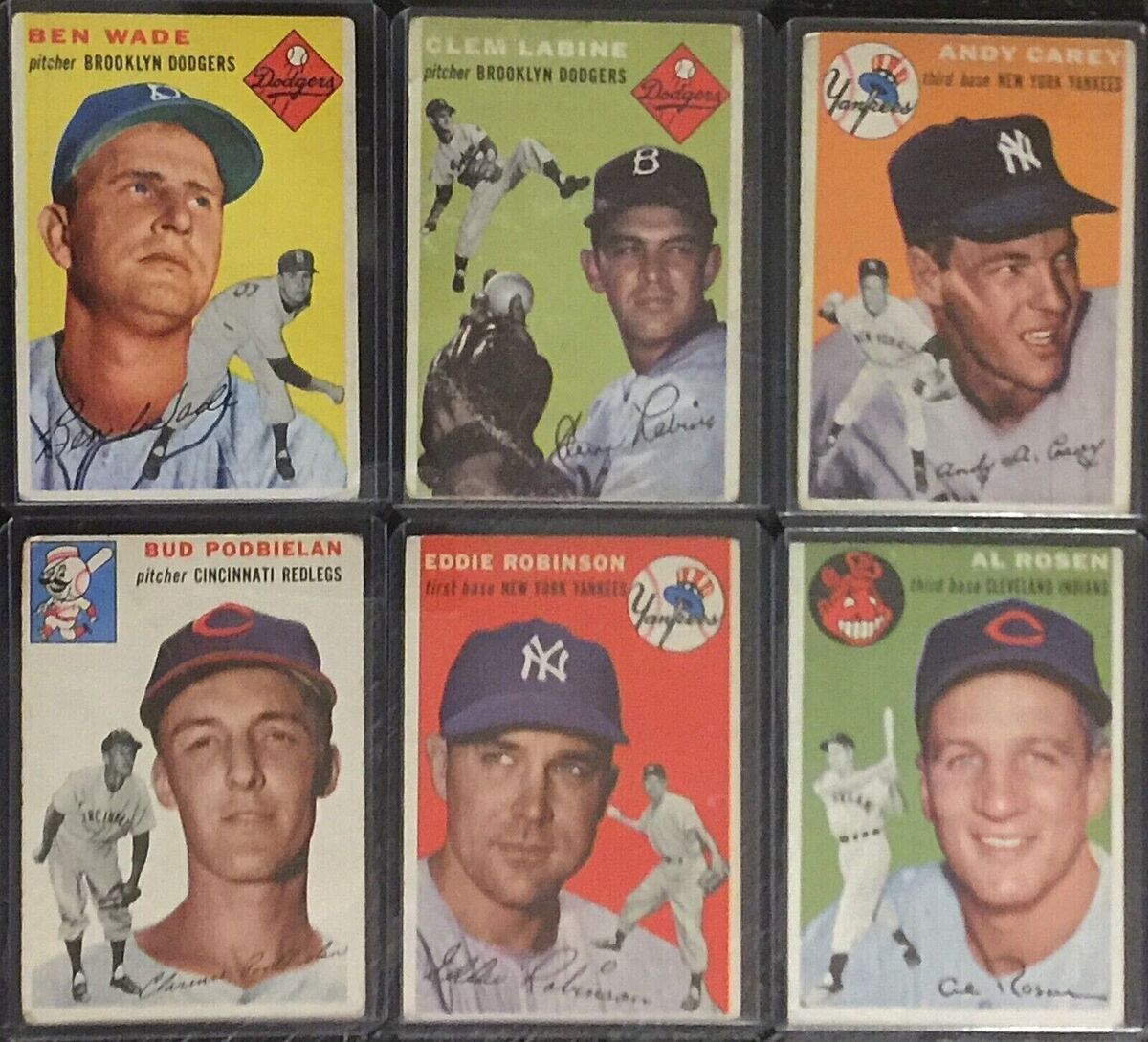 1954 TOPPS BASEBALL CARD SINGLES COMPLETE YOUR SET PICK CHOOSE - Helia Beer  Co