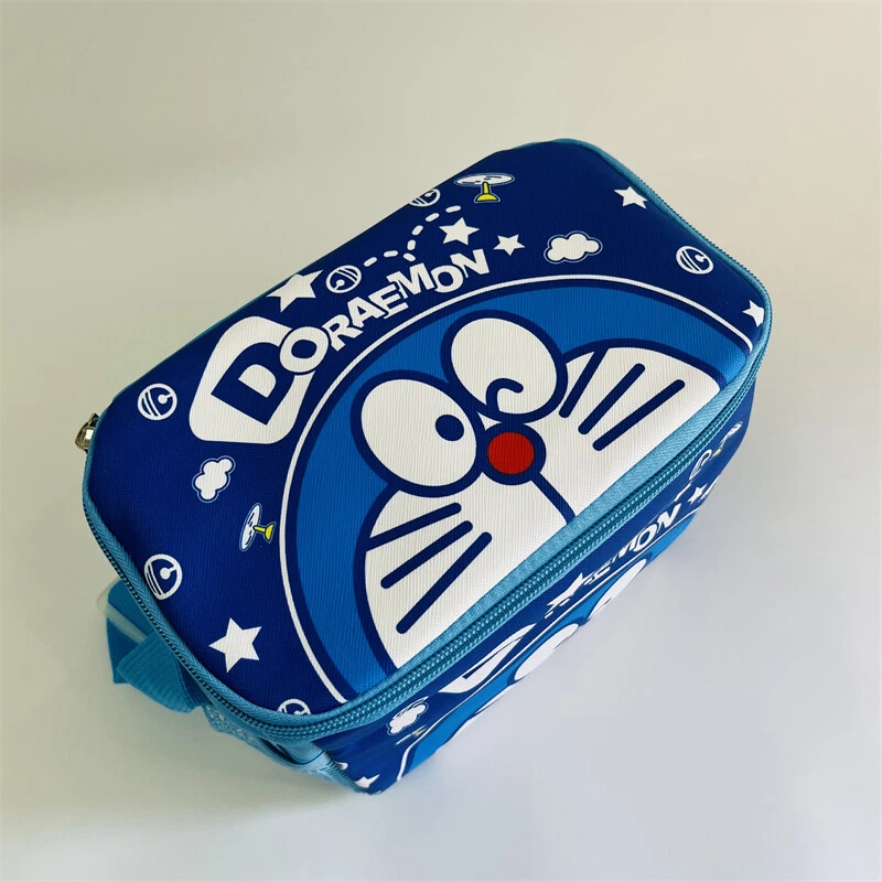 Doraemon Anime Lunch Bag Insulation Bags Tote Picnic Handbag School Storage Gift - Image 3 of 4