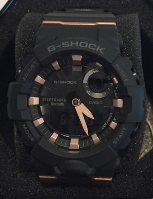 g shock step tracker black