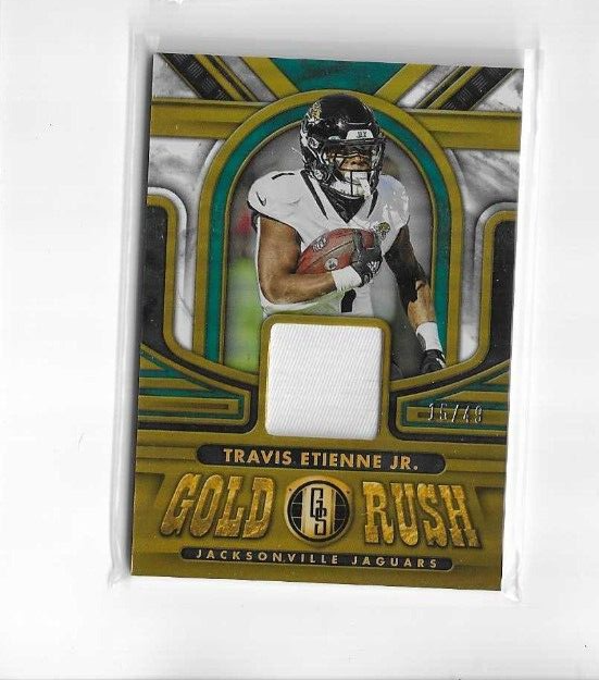 2023 Panini Gold Standard Gold Rush James Conner Jersey #GR-JC #'d 029/299
