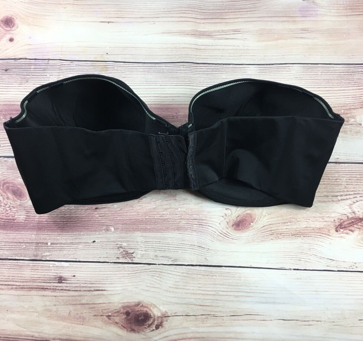 Lane Bryant Cacique Strapless Bra Size 44F Black Gem