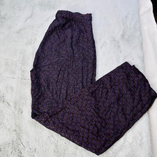 Urban Outfitters Pant Womens Medium Flowy Geometric Elastic Waist Patterned