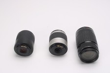 Canon 28-90mm f/4-5.6, 80-200mm f/4.5-5.6, 75-300mm 1.5m/4.9ft Lens Lot of 3