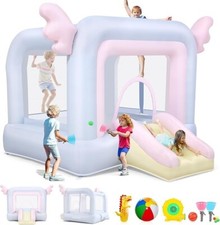 Dreaming Bounce House for Kids Indoor  Backyard Fun, Toddler Inflatable House  