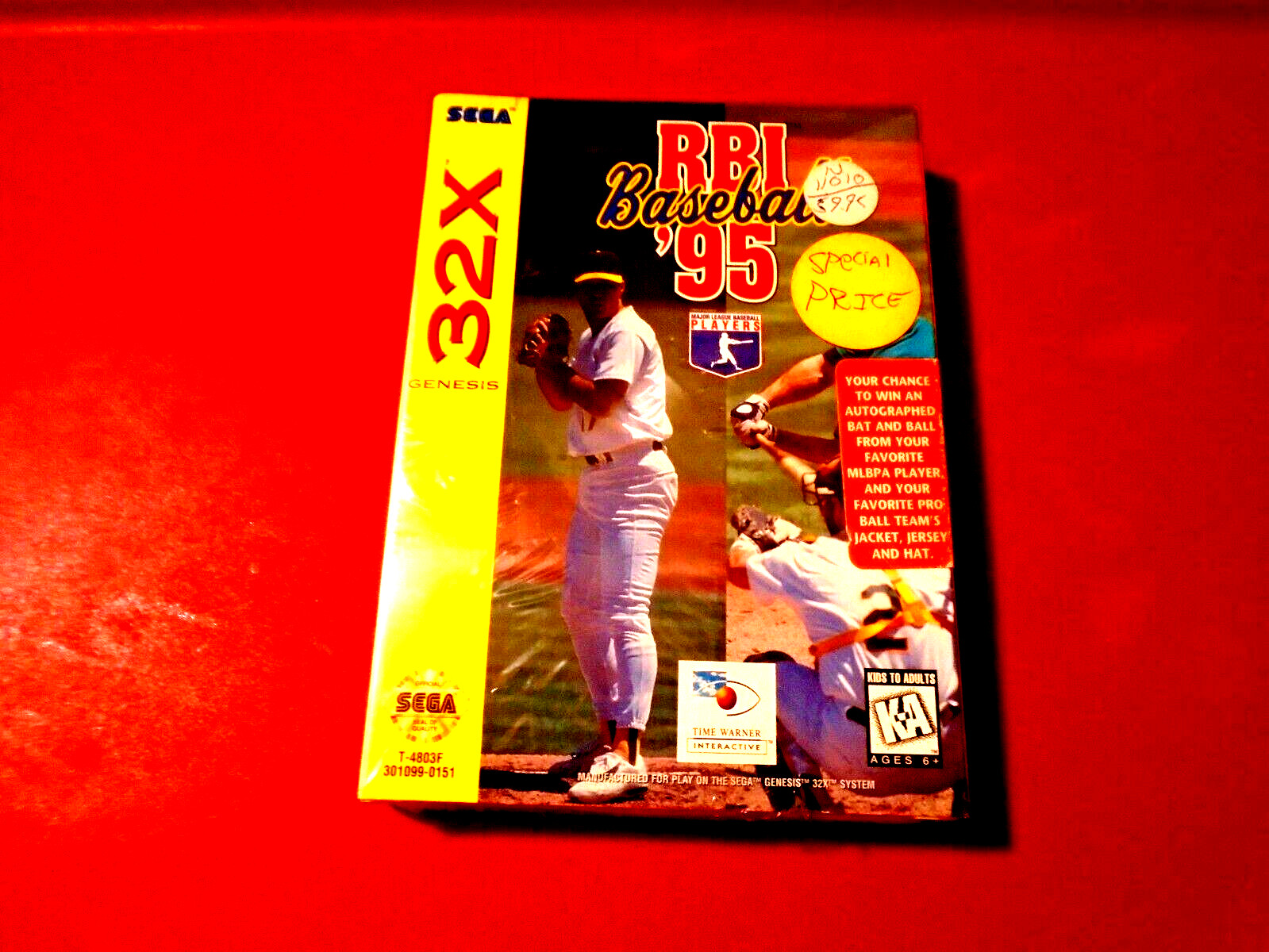 RBI Baseball '95, R.B.I. 95 Sega Genesis 32X 1995 Brand New Factory Sealed NICE!