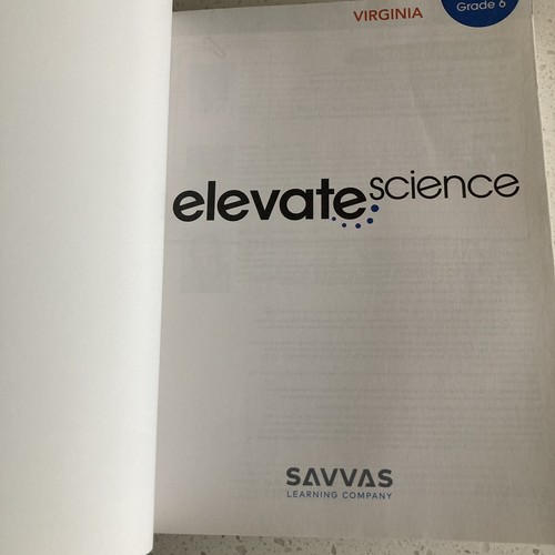 Elevate Science by SAVVAS Grade 6 Virginia By Zipporah Miller - Foto 4 di 24