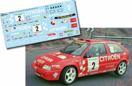 DONGFENG VOITURE CITROEN ZX ROUGE 988 4 DOORS 1/43 ETAT NEUF