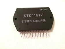 2 Pieces | STK4151V MODULE AF Power Amplifier + HEAT SINK COMPOUND 