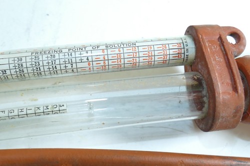 Vintage Edelmann antike Tankstelle Frostschutztester Methanol plus markenlose Tankstelle - Bild 17 von 24