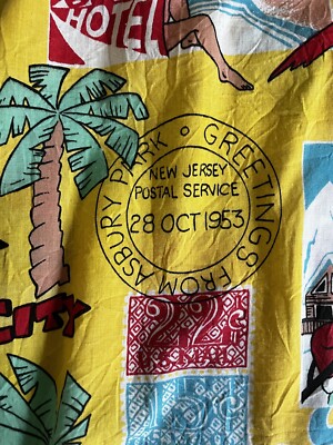 Vtg Travel Vacation Shirt Montecarlo Palm Springs Rio Di Janeiro Paris Graphics