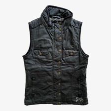 Vintage Y2k Women's Horseware Black Gilet, Equestrian Cowboy Riding 90s Western