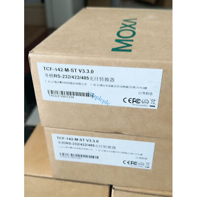 MOXA TCF-142-M-ST Multimode fiber optic converter Fast shipping #T6
