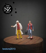 1/64 Miniatures Figures Back to the Future Scene Props Model For Cars Vehicles