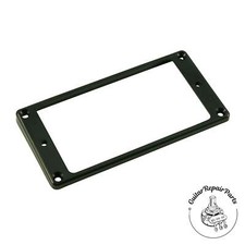 Plastic Humbucking Pickup Mounting Ring, Flat Bottom, Low - Black