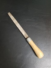 Vintage Nicholson 08560 Mill Smooth Hand File 8" - Made In USA Wood Handle