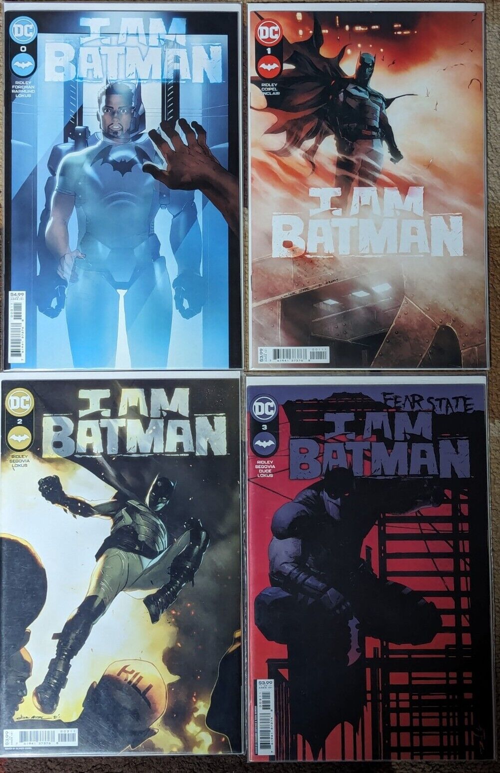 I Am Batman #0, 1, 2, 3,- Lot of 4 NM (DC Comics, November 2021) John Ridley