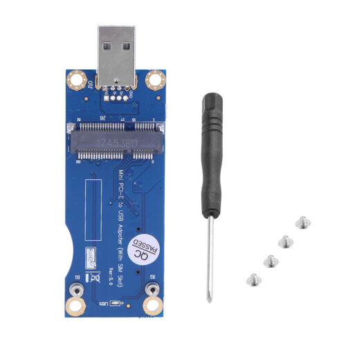 Mini PCI-E to USB Multiplier with SIM Slot 6/8pin for WWAN LTE Adapter Card Kit - Bild 1 von 12