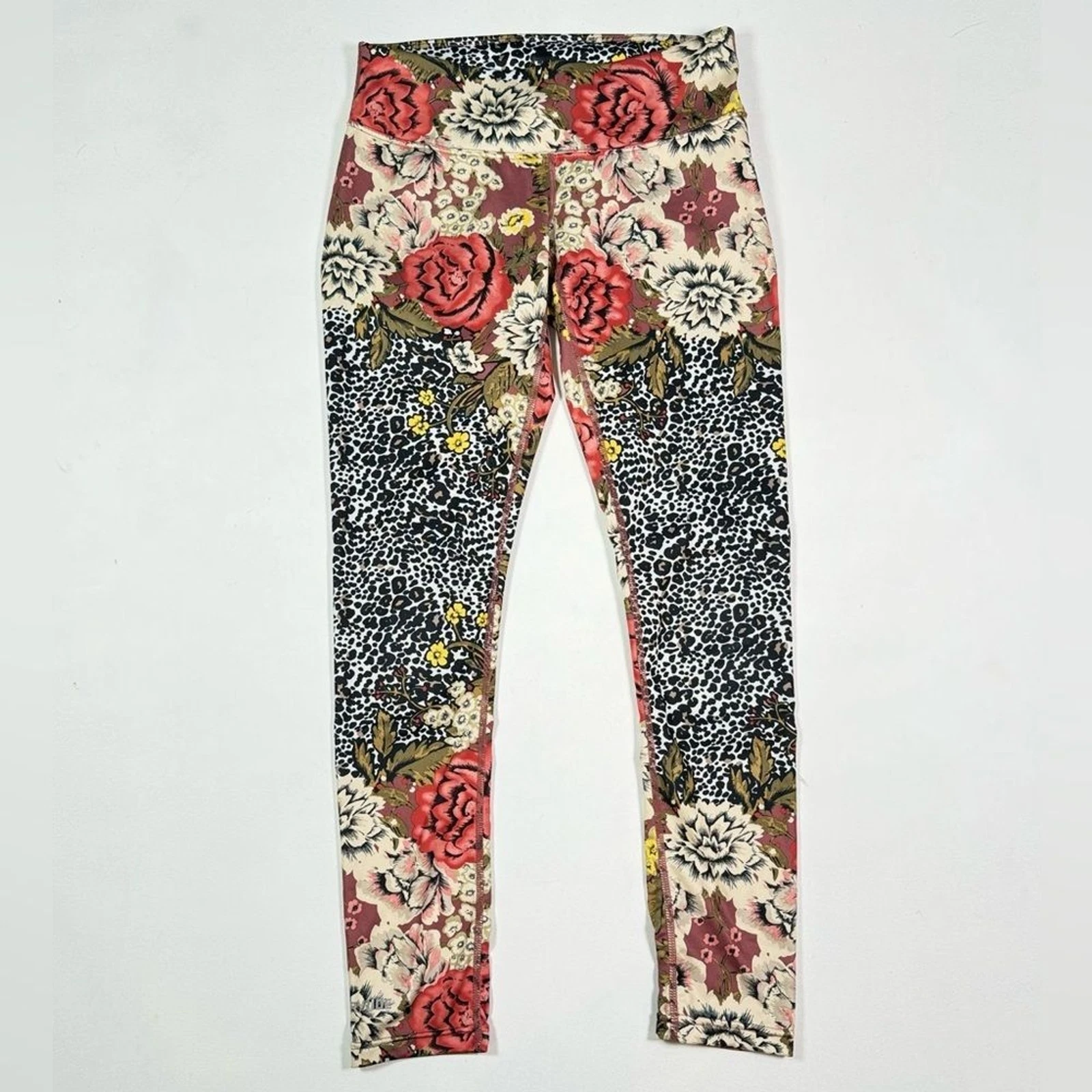 burton lightweight cheetah floral print leggings