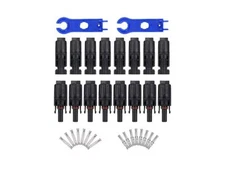 10 Pairs NEW Male Female Connector Set for DIY Solar Panel 30A Cable Waterproof