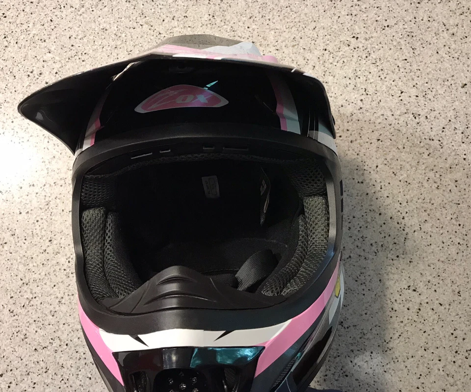 Casco de motociclismo todoterreno ZOX Rush Pulse Junior ROSA Foto 2 de 4