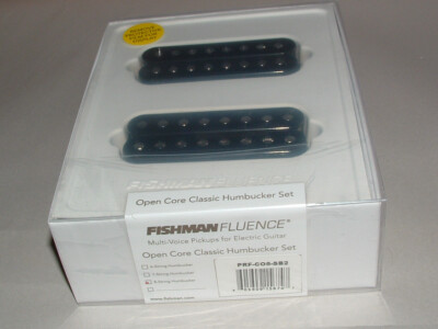 Fishman Fluence PRF-CO8-SB2 8 String Open Core Classic Pickup Set (Black) New