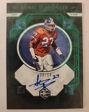 2022 Panini Limited Steve Atwater Ring of Honor Emerald #/10 Autograph Broncos