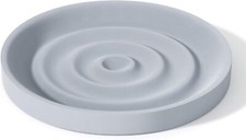 Diatomite Soap Holder Mat, Water Absorbent 1 pack, 1-pack Round gray