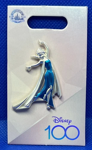 Disney Parks Platinum Collection 100 Years Anniversary ELSA Frozen pin - NEW