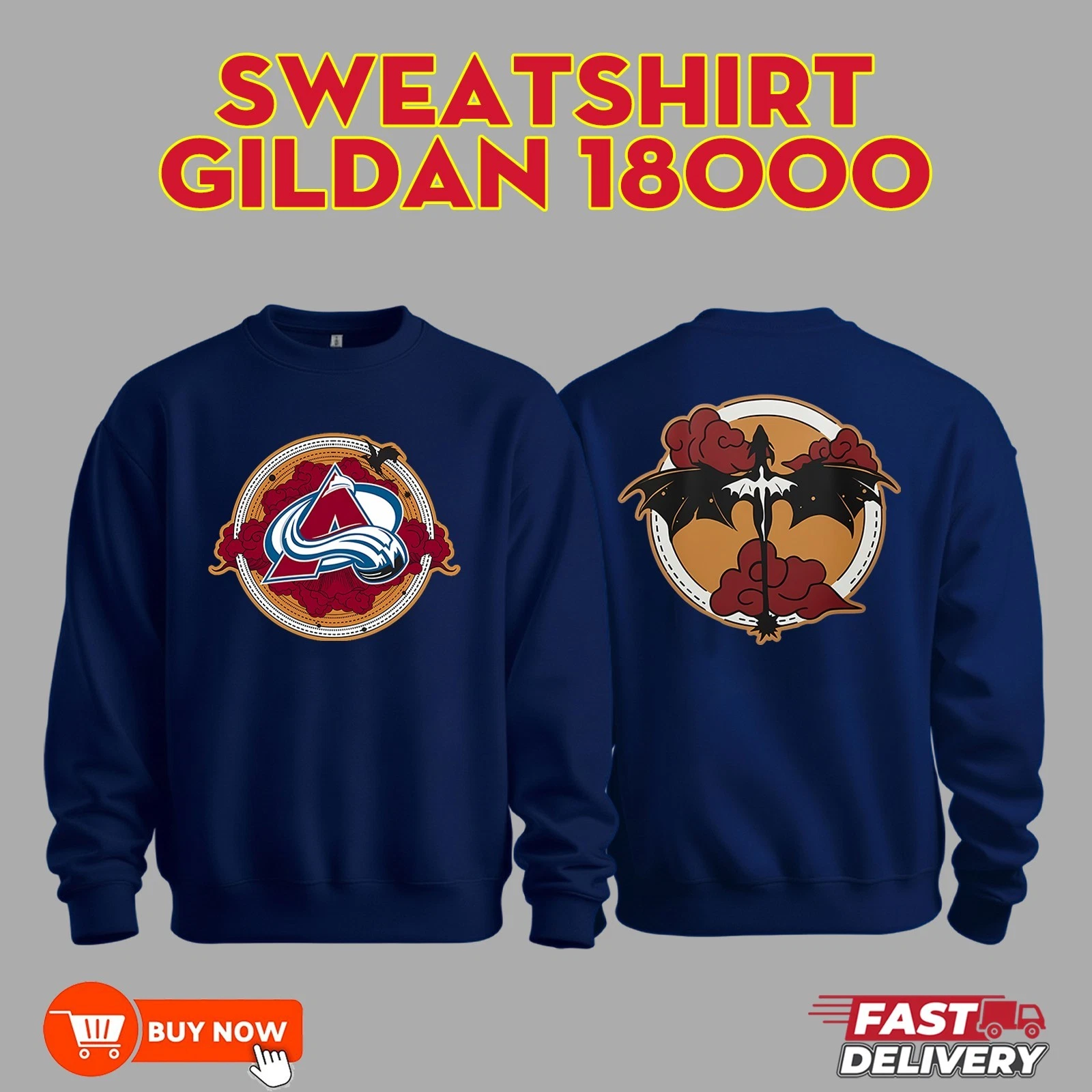 Colorado Avalanche Fourth Wing Night 2025 Sweatshirt