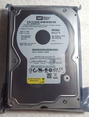 250GB 3.5'' SATA HDD ~ New Sealed Western Digital WD2500JS-98MHB0