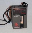 Vintage SONY Walkman Personal Cassette Player & AM FM Radio Model WM-F46, Works