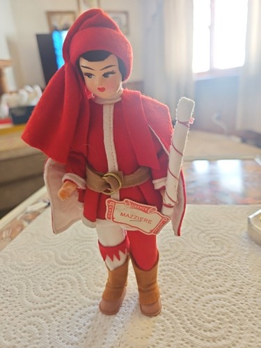 VINTAGE ITALIENISCHE FIRENZE INTERNATIONAL MAZZIERE MÄNNLICHE PUPPE