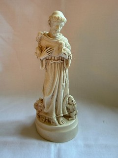 St. Francis of Assisi Statue Figurine Patron Saint of Animals Resin