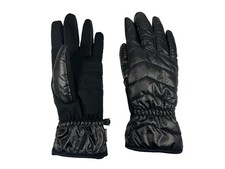HEAD Black Warm Stretch QUILTED/INSULATED WINTER GLOVES Outdoor Ski Hike Women L