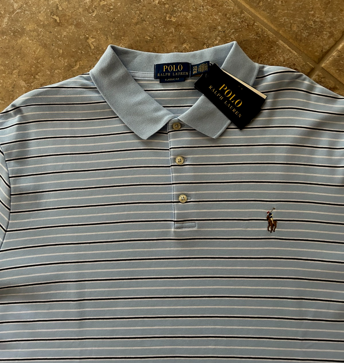 トップス Ralph Lauren Polo RLX Golf Shirt - RL Tour Pro Logo Polo - Refined Navy SS25