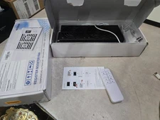 Lot of 2 New Open Box 4 x 10 inch Register Booster Fans with remotes Quiet