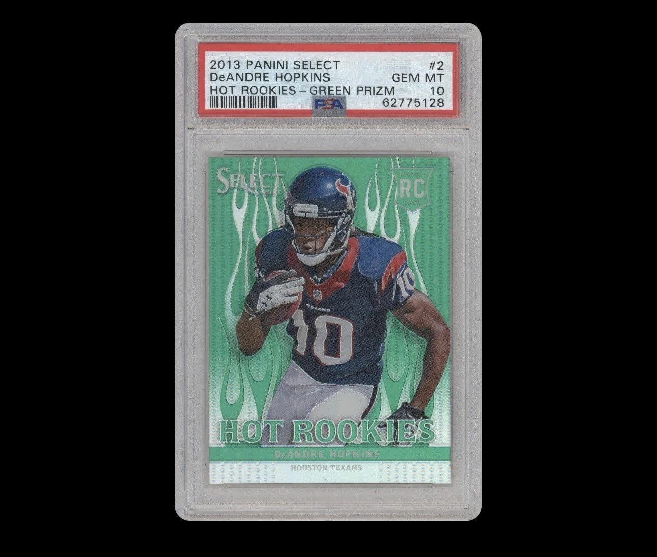 DeAndre Hopkins Panini Select Hot Rookies #2 Green Prizm