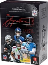 2025 Topps Signature Class Football Factory Sealed Value Blaster Box