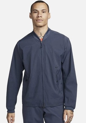 Nike APS Repel Versitil Bomber Jacket Men s L  Blue Jacket Full Zip Reg $150 New