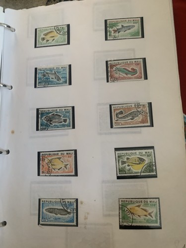 Album TIMBRE STAMP Poisson Fish Plus De 140 Pages Plus De 500 Timbre Mer Poisson - Picture 14 of 24